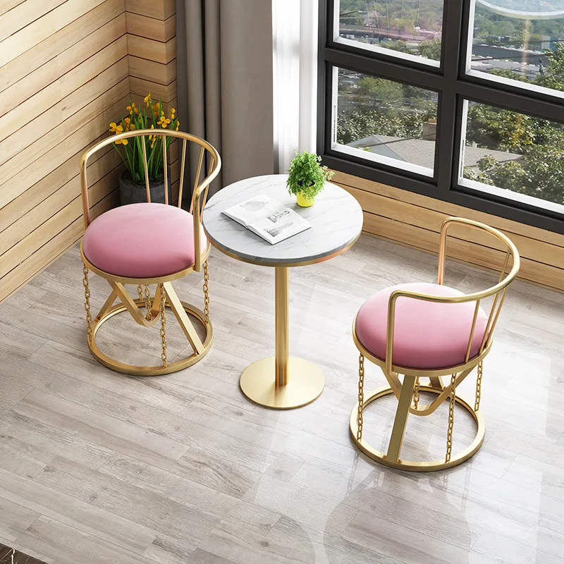 Styl moderní pult stoličky luxusní kov kuchyň chairs pult design jídelní pokoj domácí sillas para comedor nábytek dekorace