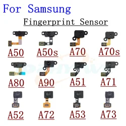 For Samsung Galaxy A50 A51 A52 A53 A70 A71 A72 A73 A80 Fingerprint Sensor Scanner Touch ID Connect Home Button Flex