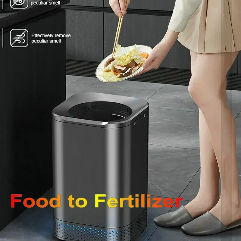 

Food Trash Composter Composting Crusher Waste Food Residue Handler Device Garbage Disposal Processor Machine Compost Shredder