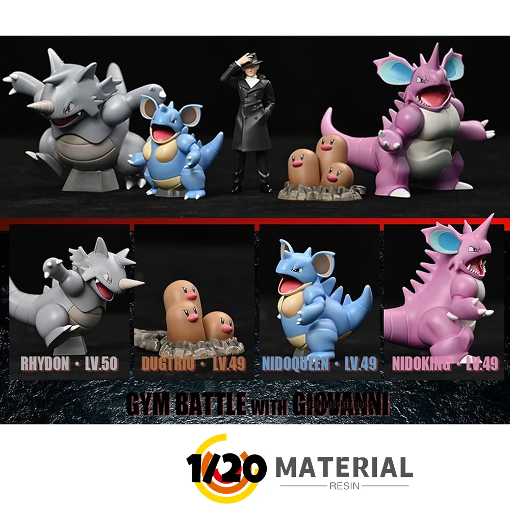 

[PREORDER] 1/20 Resin Figure [FT] - Nidoqueen & Nidoking & Dugtrio & Rhydon