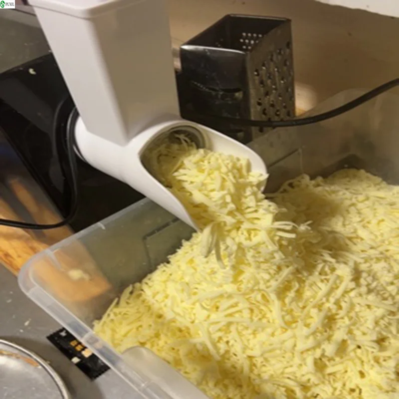 Electric cheese grating machine consumer and commercial cheese slicing shredder cheese drawing shredder slicing machine 6