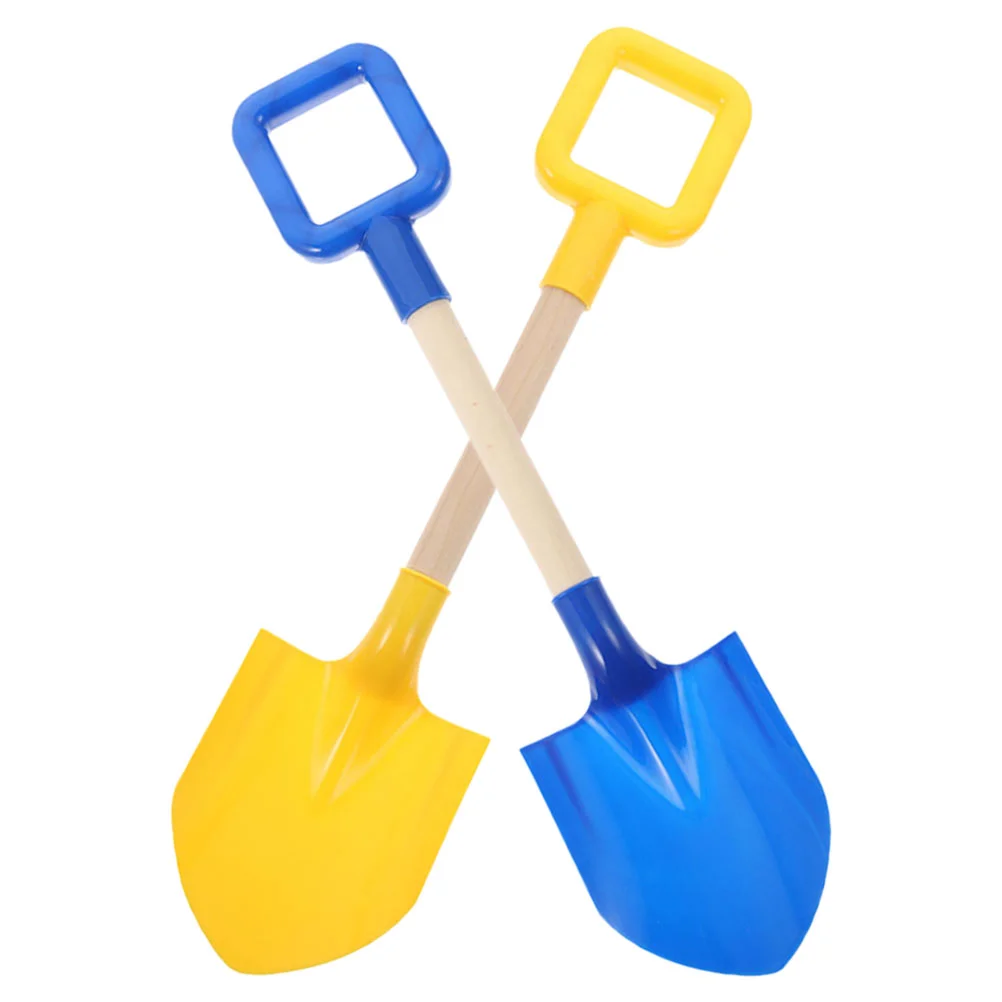2 Pcs Kids Toys Children's Beach For Sand Shovels Digging Playing with Small Plastic Spade Funny 3