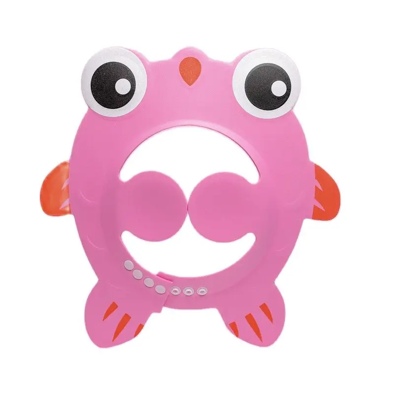 Baby Shower Soft Cap Waterproof Belt Adjustable Shampoo Cap Bath Protective Air Multi-Purpose Suitable Hood hair wash hat shampoo shower cap hair wash shield bath tool