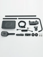 4-way Piano Shower System With Rain Shower Bidet Faucet Hot Cold Water Mixer For Bathroom Shower Kit 6