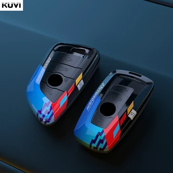 Cover chiave telecomando per BMW F10 F20 F30 G20 G30 F15 F16 G01 G02 G05 G07 X3 X4 X5 X6 1 3 5 7 Keyless - ABS Car Remote Key Case Cover Shell Fob per BMW F10 F20 F30 G20 G30