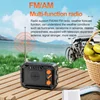 5000mAh Hand Crank Solar Power Bank with FM/AM Radio Flashlight Powerbank DC 5.0 Type C for iPhone 16 X Samsung Portable Charger 2