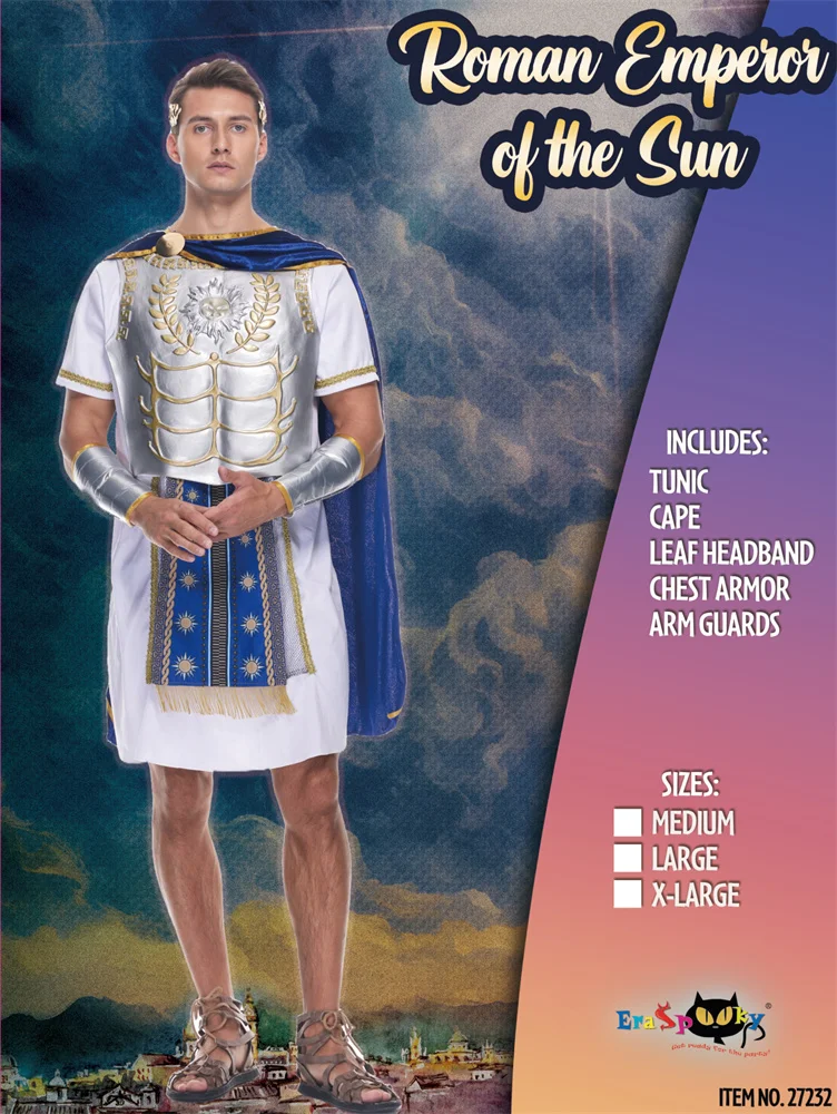 Costume d'Empereur Romain Gladiateur Homme – photo 1