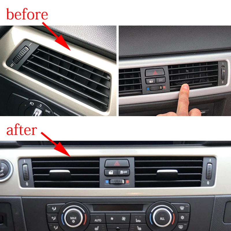 Car Front Row Air Conditioning Panel Adjustment Piece Outlet Vent