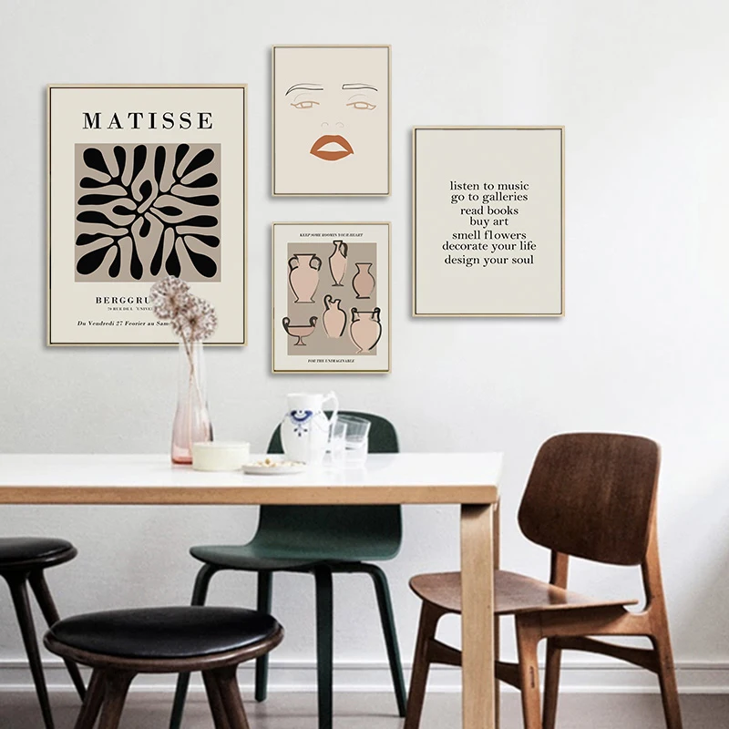 

Modern Matisse Canvas Poster Abstract Women Sexy Body Line Wall Art Print Painting Ceramics Decoration Picture Nordic Home Decor