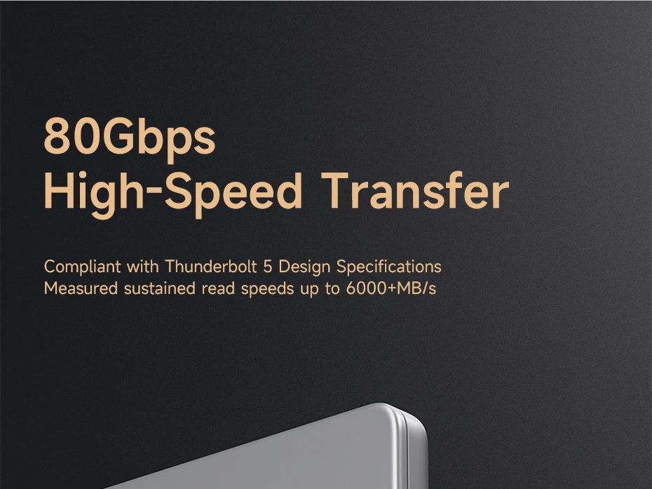 Hagibis 80Gbps Thunderbolt NVMe SSD Enclosure