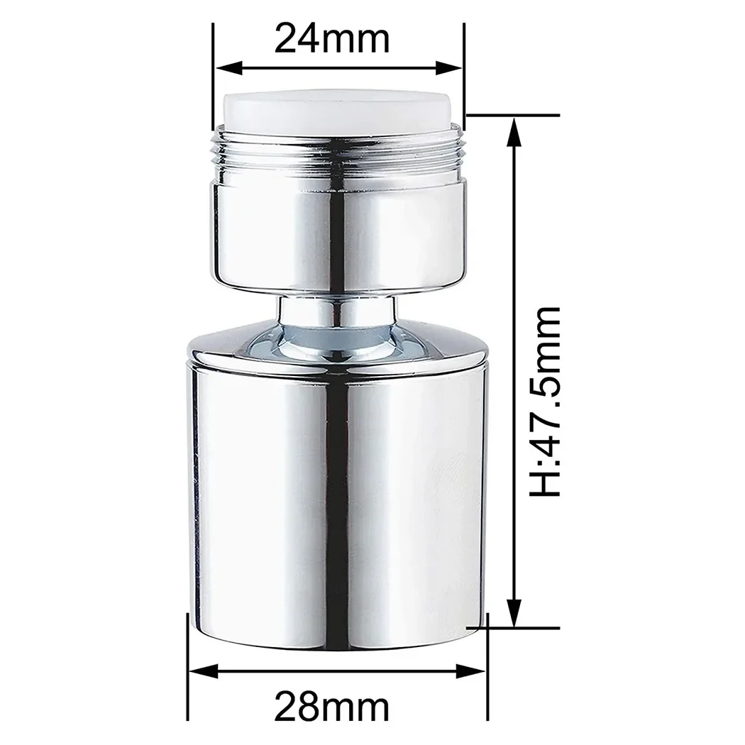Kitchen Faucet Aerator 360 Degree Swivel Tap Water Diffuser 24mm M24 Male Thread Bathroom Water Filter Nozzle Bubbler Mixer faucet aerator faucet water filter faucet filter