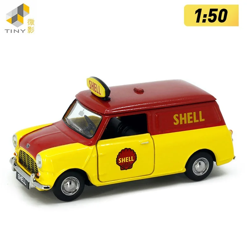 Tiny 1:50 Sh-Ell Austin Mini Diecast Simulation Model Cars Toys