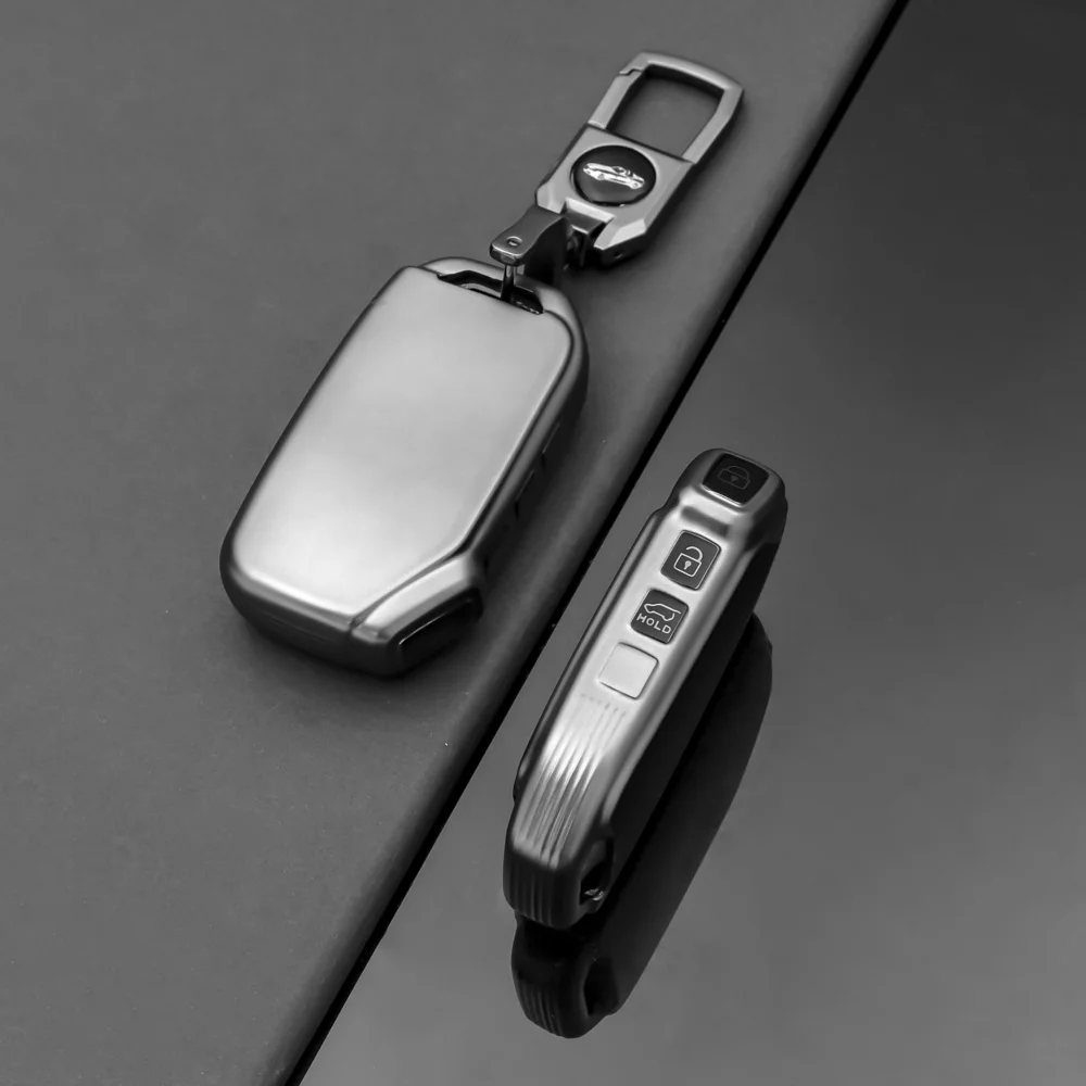 Premium TPU Car Key Case Cover & Keychain - Sleek Shell Fob Holder for Enhanced Style and Protection