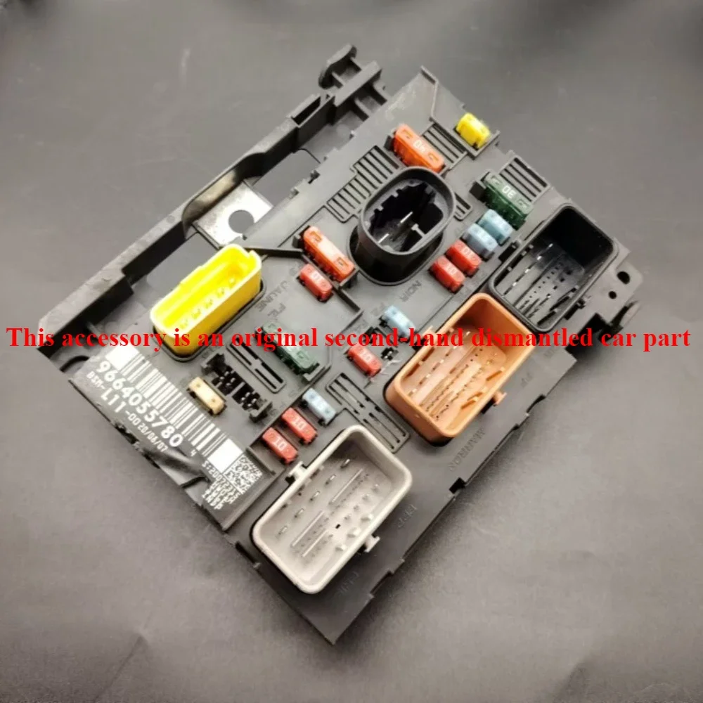9664055780 9664826080 6500FH Fuse Box Control Unit Assembly BSM-L11 for Peugeot 307 Citroen C4 Low Configuration