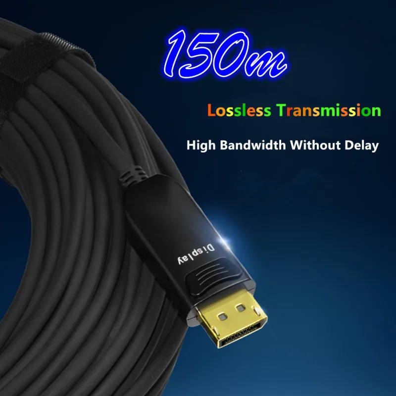 광섬유 8K DP 1.4 케이블, 디스플레이 포트 케이블-디스플레이 포트 1.4, 그래픽 카드 용, DELL PC 노트북 DP-DP 비디오 오디오 케이블