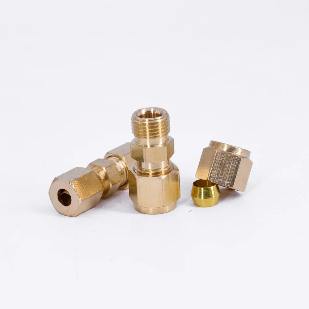 3-42mm 1/8" 3/16" 1/4" 5/16" 3/8" 1/2" 3/4" 7/8" Inch Tube Compression Union Brass Pipe Fitting Connector Oil Water Fuel Gas hose pipe fitting,pipe fitting,water pipe fitting