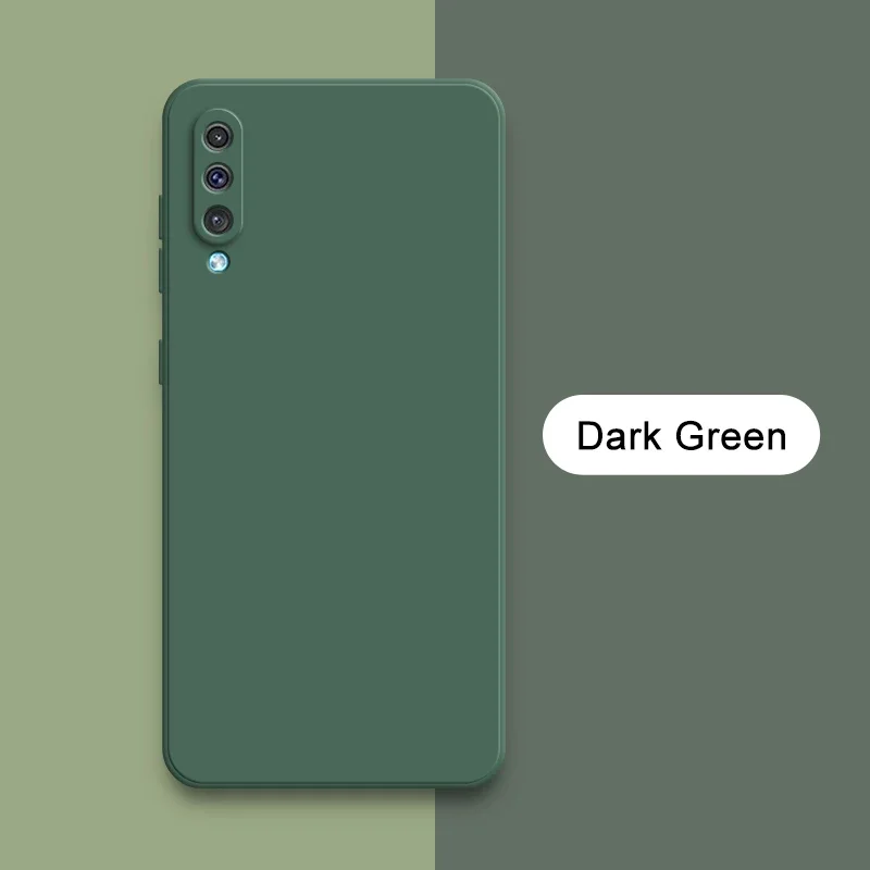 Luxury Square Liquid Phone Case - Soft Silicone 360° Protective Shockproof Cover