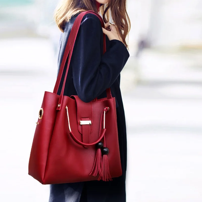 2023 NEW 3PCS Women Fashion Purses And Handbags Set Casual Shoulder Bag Clutch Crossbody Bags 6 colors