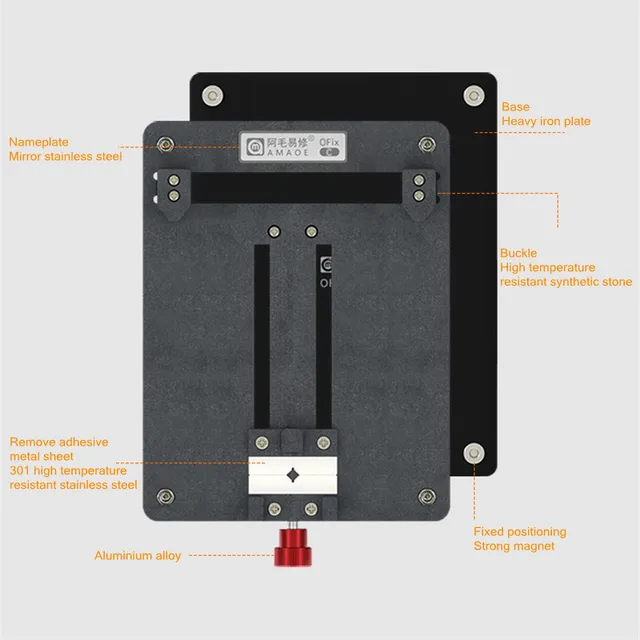 هولدر AMAOE OFix-C المتعدد – هولدر "الكل في واحد" لتثبيت البوردات وتنظيف غراء المعالجات 3