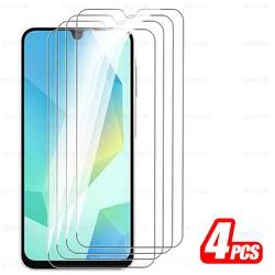 Premium 9H Tempered Glass Screen & Camera Protector - Ultra Clear, Scratch Resistant - Samsung A16 5G (4pcs Front Glass)