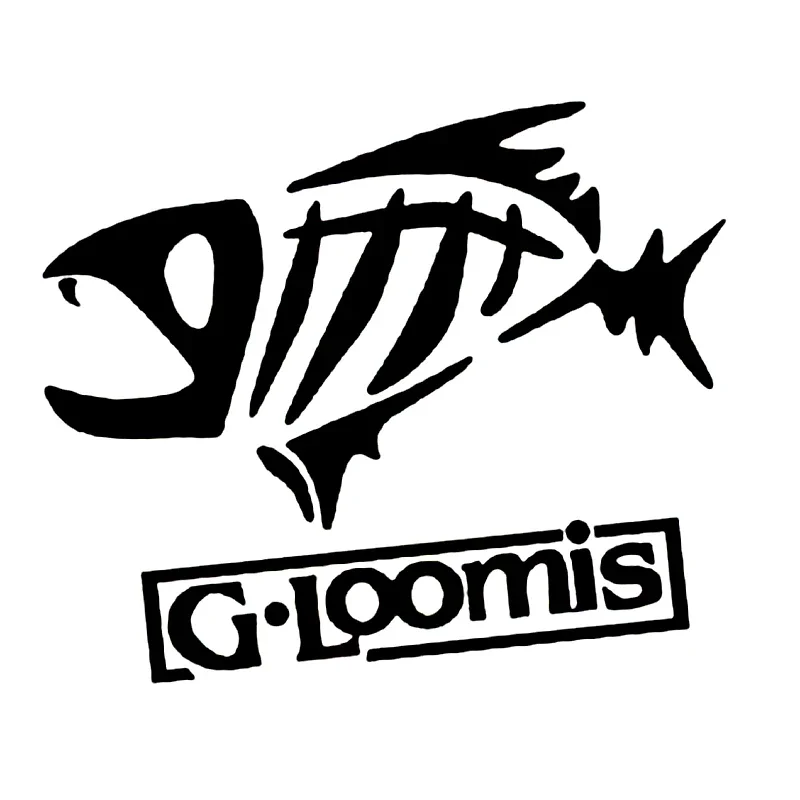 

Car sticker new fun G-loomis go fishing car sticker car mirror vinyl decal pvc waterproof sunscreen 15cm