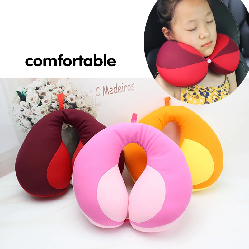 Baby Pillow For Newborns Travel U-Shape Neck Pillow Car Headrest Air Cushion Head Support auto seat head support head protection pillow