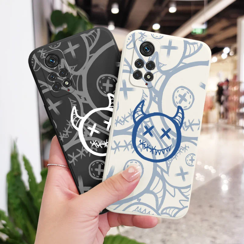 Funda de teléfono Devil divertida para Xiaomi Redmi Note 12, 12S