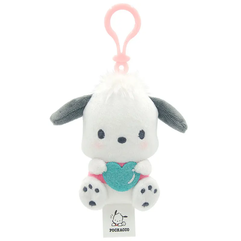 thumbnail image 1 of Sanrio-Colgante de peluche de Hello Kitty para niños, colgante pequeño con Pompón, muñeco de Pachacco, My Melody, Kuromi Cinnamoroll, 1 of 5