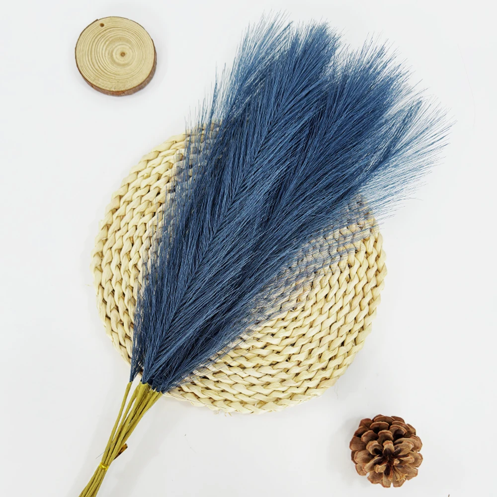 Flauschiges Pampasgras, Boho-Dekor, 20 Stück, 55 cm, künstliche Pflanzen, Schilf für Hochzeit, Party, Herbst, Weihnachten, Heimdekoration, künstliche Blumen – Detail 12