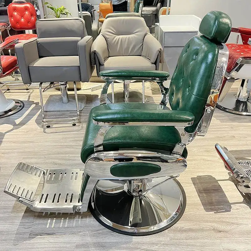 Description Picture 3 of itemEquipment Manicure Barber Chair Barbershop Stool Office Reclining Beauty Barber Chair Professional Silla De Barbero Furniture