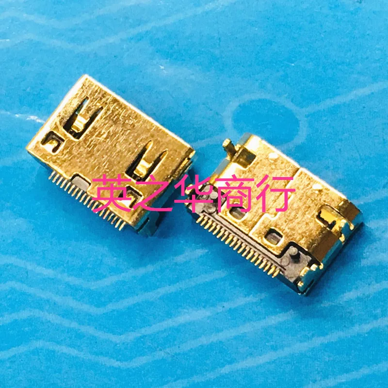 

20 шт. Оригинальный Новый мини HDMI высокочеткий интерфейс передачи данных HDMI USB гнездо 19P 4-контактный разъем