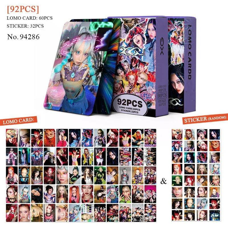 LOMO Cards 50pcs/set Laser XG Girl Group Album JURIN CHISA HINATA HARVEY JURIA Fan Collection Gift Photo Postcard KPOP