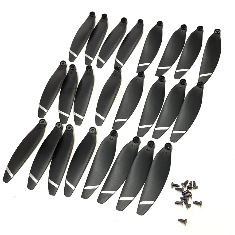 QUARKZMAN – Lot De 4 Hélices RC 11x7 Pouces, 2 Pales, Grises, Avec Adaptateurs, Pour Avion électrique