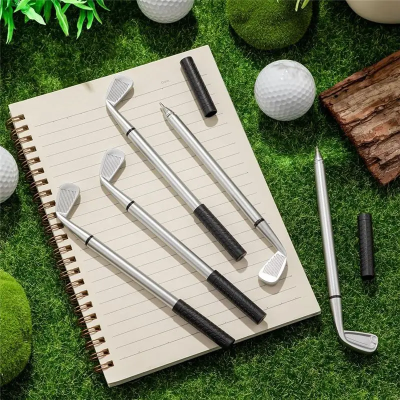 A12E-골프 볼펜, 사무용품용 인체공학적 골프 클럽 펜 15개, 간편한 설치