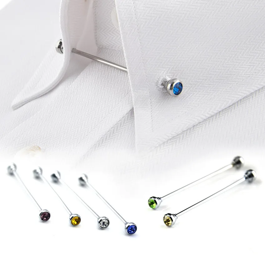 

New Collar Clip Shirt Men's High-grade Non-injury Clothing Women's Prevent Exposure Buckle Neckwear Clips Classic Unisex Gifts