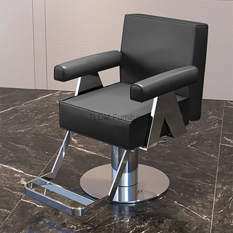 

Lifter Personalized Barber Chair Salon Hair Shop Cheap Hair Salon Luxury Salon Chair Free Shipping Vintage Cadeira Furniture