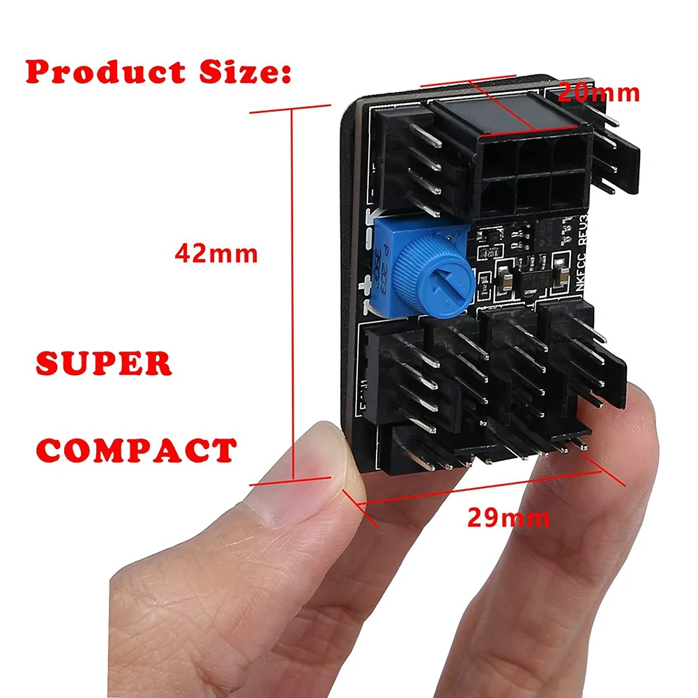 3  4  ǳ  PWM PC ̽, ð ǳ , 8  й, 12V ӵ Ʈѷ, 6   Ʈ