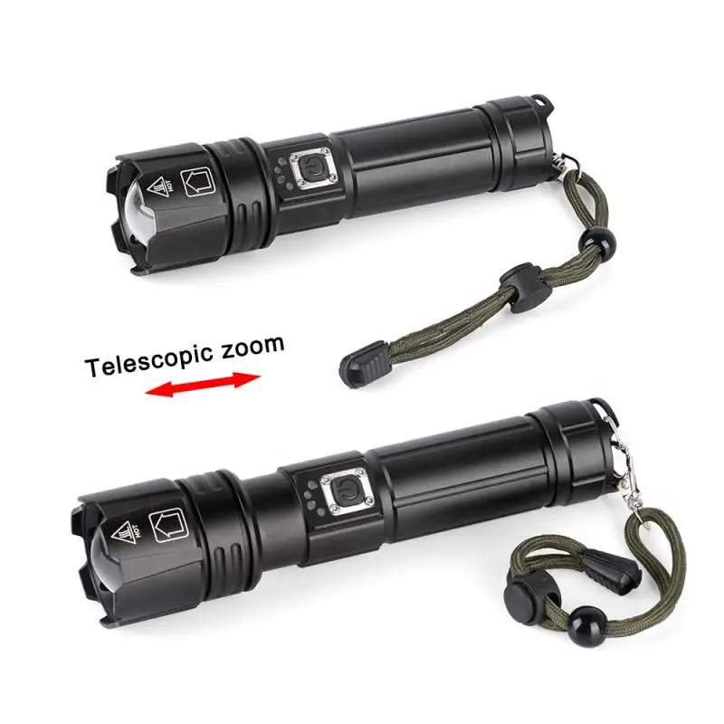 

Camping Torch Ipx5 Waterproof Hand Light Rubber Riding Lamp Night Fishing Equipment Hiking Flashlight 4 Led Tent Lantern