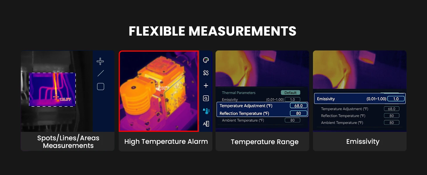 MILESEEY TR256i 256x192 Thermometers for Android