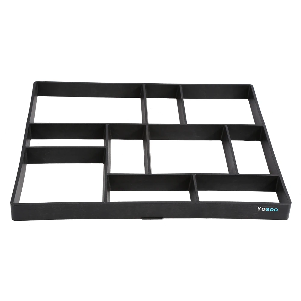 Concrete Mold Concrete Stepping Mold Garden Plastic Maker Road Paving Cement Mould Brick Stone Pathmate Stone