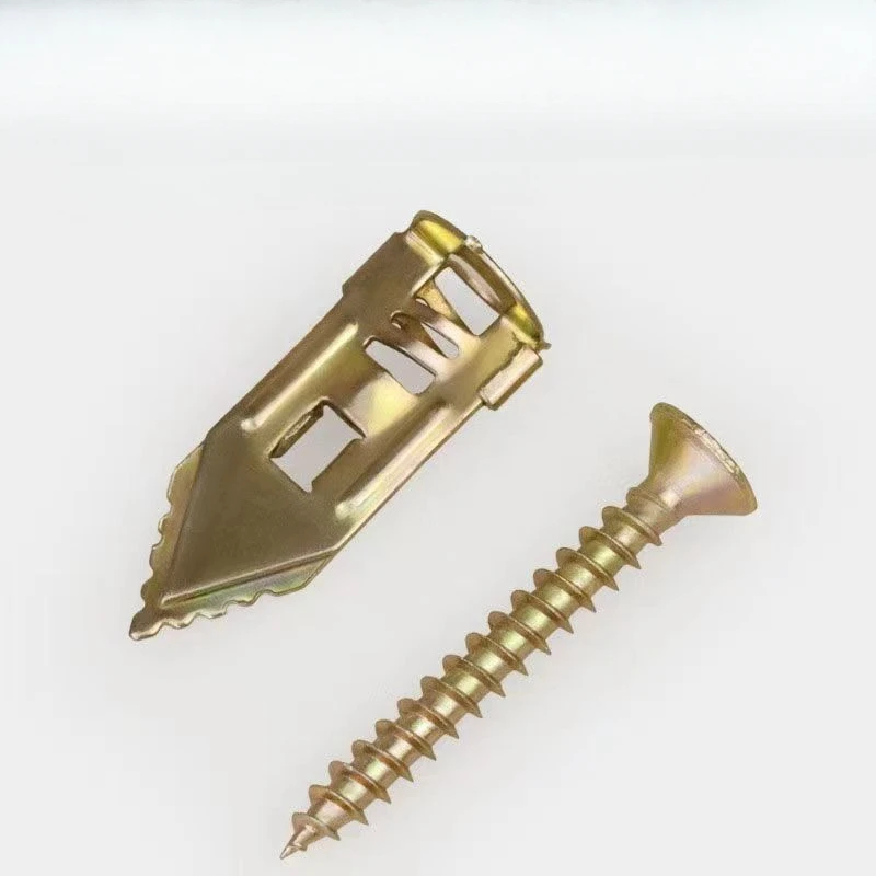 Self-Tapping Expansion Screw Kits Drywall Anchor Kit Cavity Plug Dowel Fixing Tools Set Home DIY for Gypsum Board 10/20/30pcs