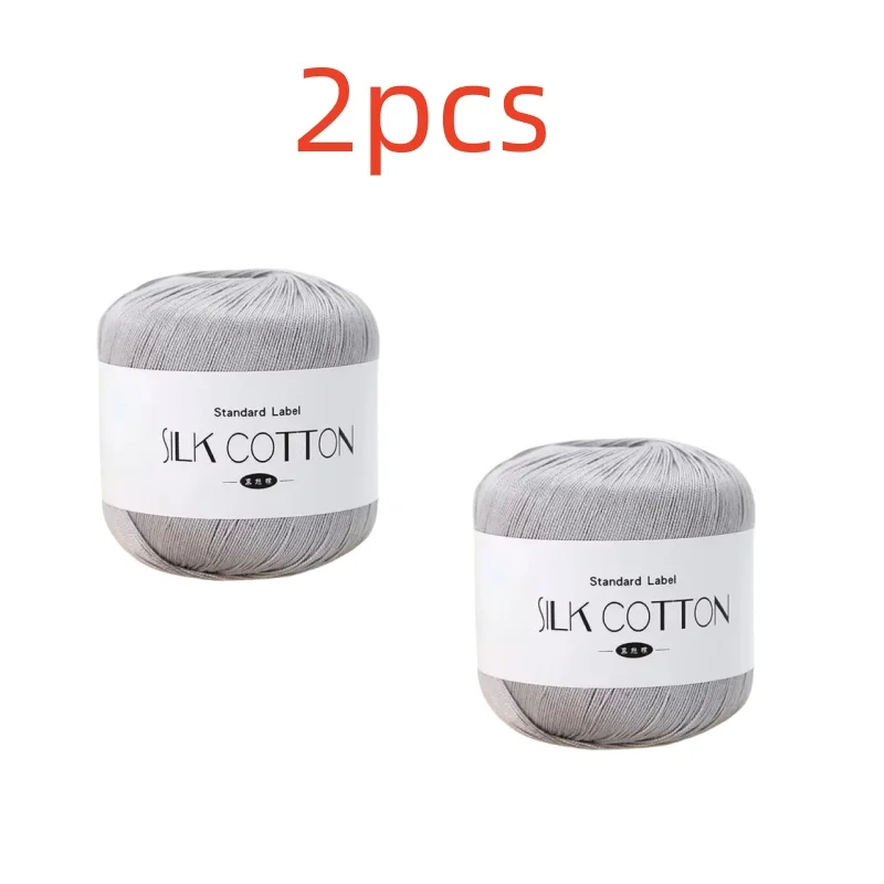 Silk Lace Cotton Milk Crochet Yarn - Soft & Warm Hand-Knitting Thread