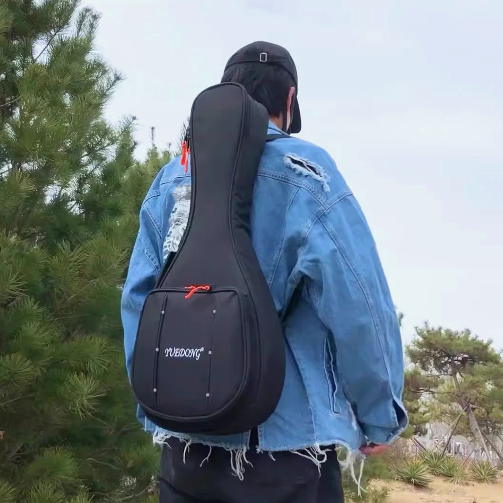 Portable Mandolin Bag Double Shoulder Adjustable Mandolin Storage Backpack Musical Instrument Carrying Bag Pouch Travel Handbag