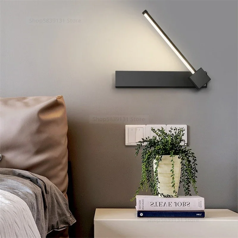

Nordic Modern Simple Led Wall Light Creativity Adjustable Wall Lamps for Living Room Decoration Wall Decor Bedroom Bedside Lamp