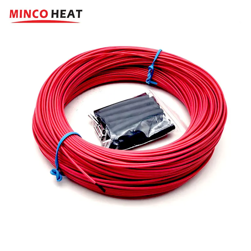 Warm Floor Fluoropolymer Heating Cable System 2mm 12K 33Ohm Carbon Fiber Floor Electric Wire
