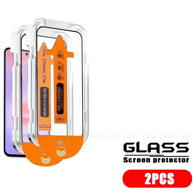 Premium Tempered Glass Screen Protector for Samsung Galaxy A27 - Dust Free Full Coverage