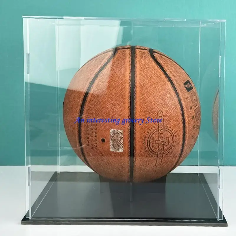 652d Acrylbasketball -Display -Hülle Fußball -Display -Standbox staubsichere Showcases – Detail 9