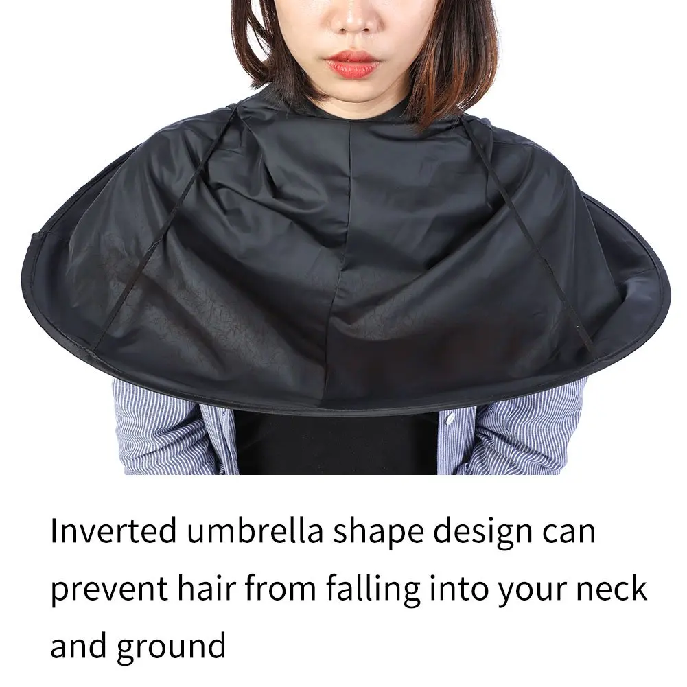 Haircut Cape Professional Barber Foldable Umbrella Waterproof Hairdressing DIY Tools