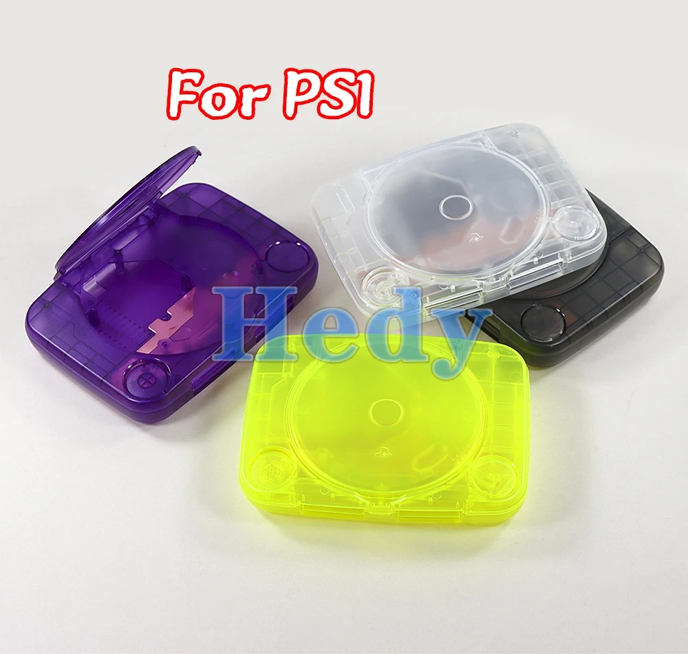Sostituzione 5 Pezzi Per Custodia Trasparente Ps1 Shell Trasparente Per Console Di Gioco Playstation Psone Psx Con Viti Set Completo