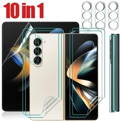 Full Cover Soft Hydrogel Film HD Clear Screen and Camera Protector - Galaxy Z Fold 6 (10 In 1)
